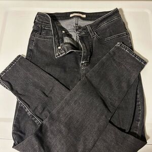 Levi's Dark Gray Skinny Jeans for Women